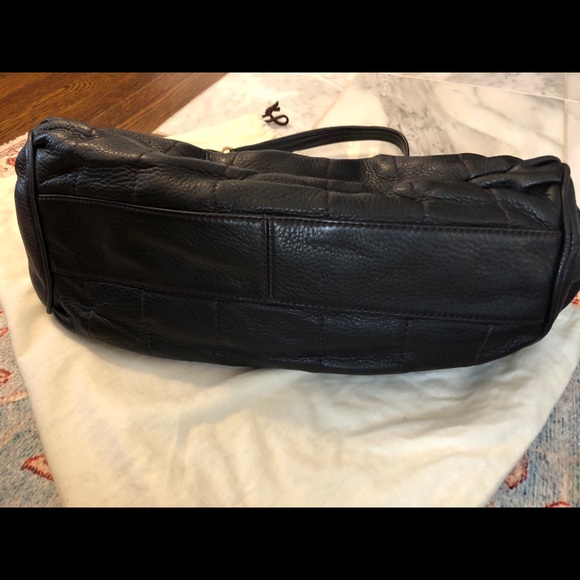 COLE HAAN Pebbled Leather Black Purse - Picture 11 of 14